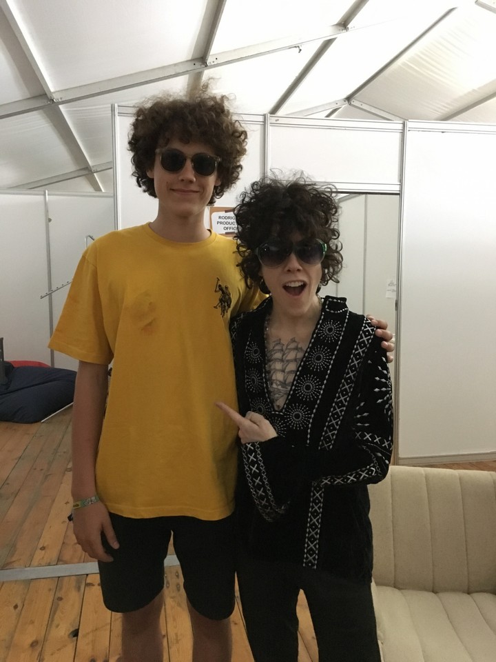 David Krajčík a americká speváčka LP